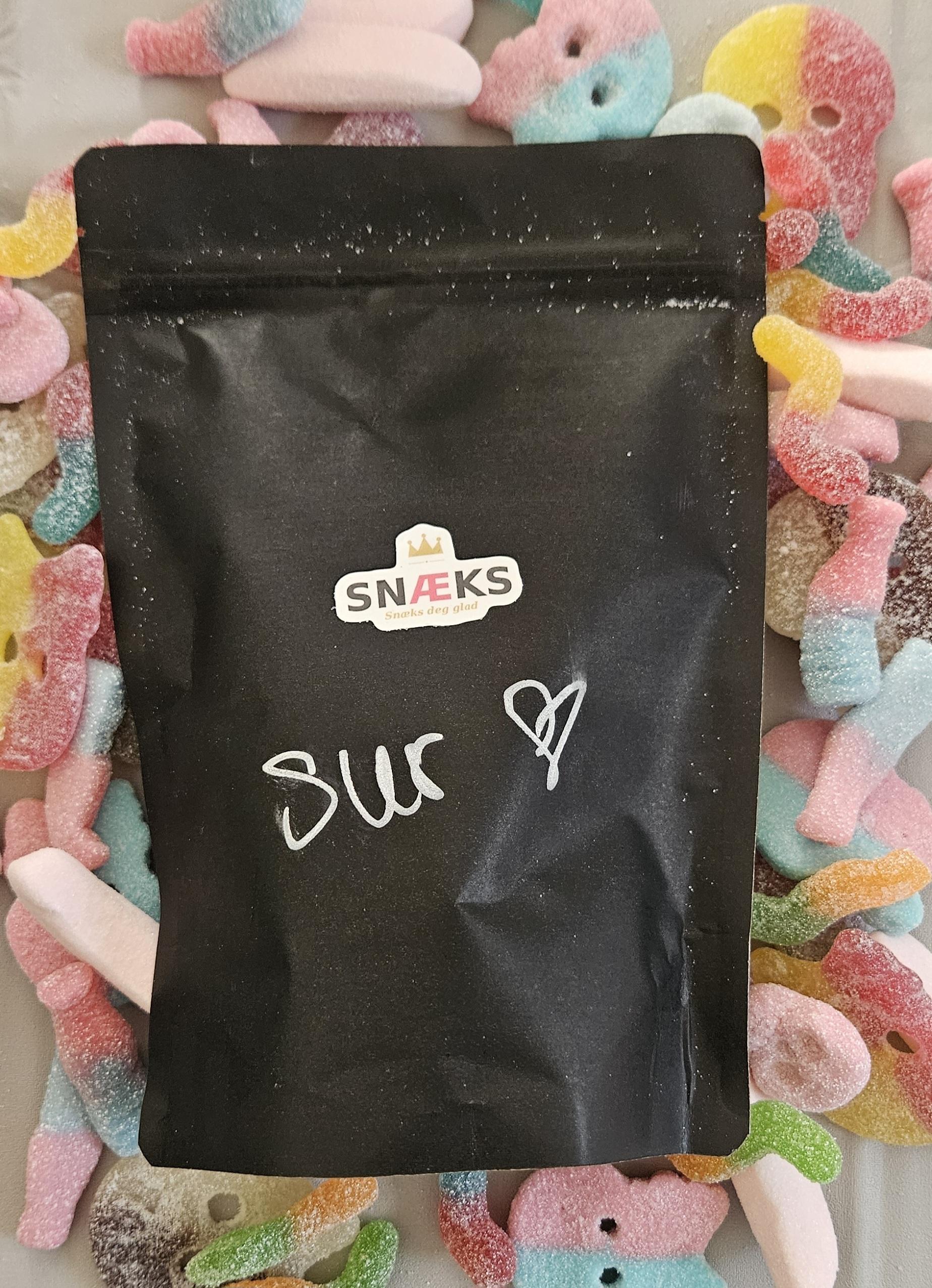 Snækpæk - Surmix - Ferdigpakket smågodt