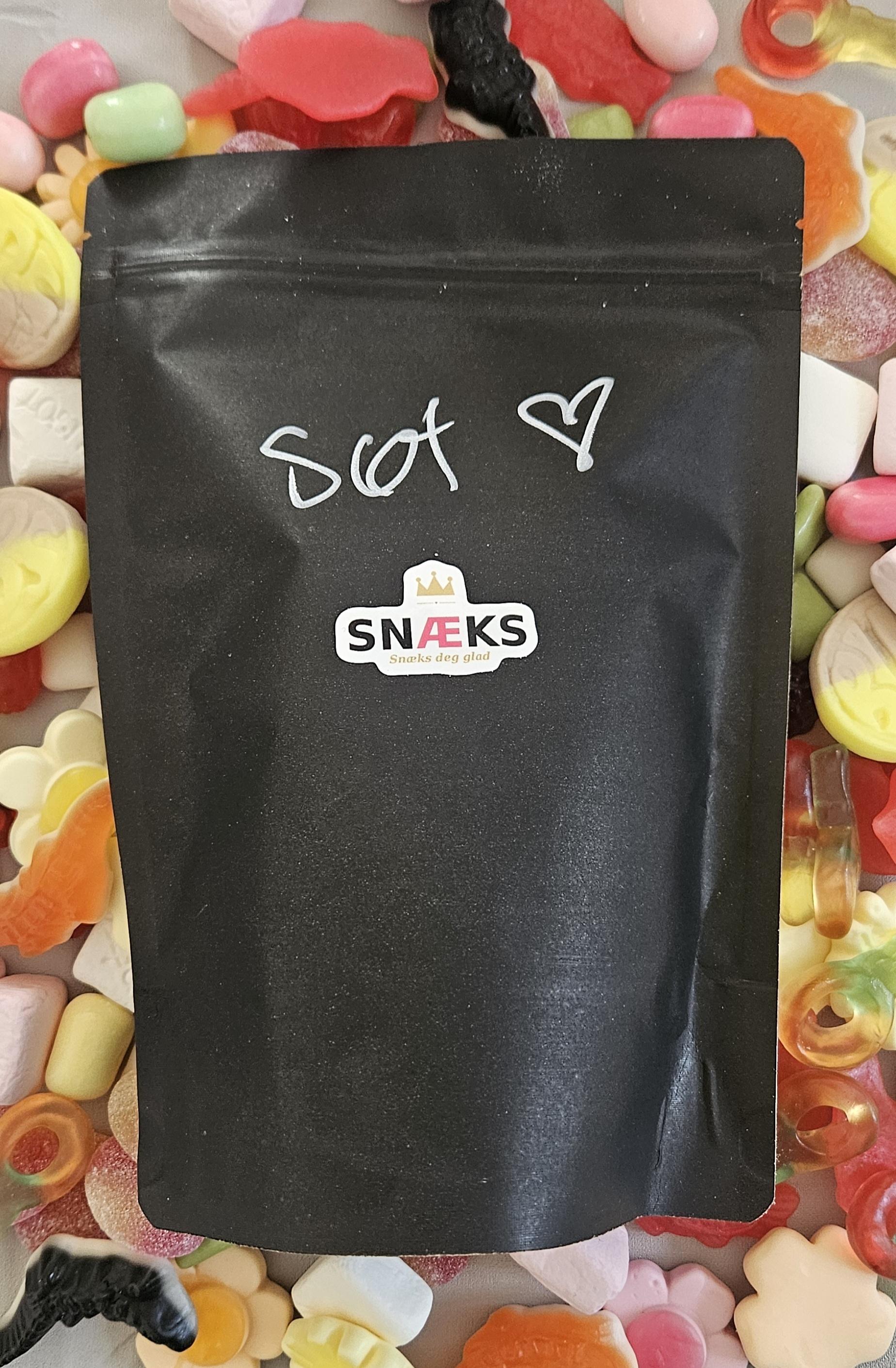 Snækpæk - Søtmix - Ferdigpakket smågodt