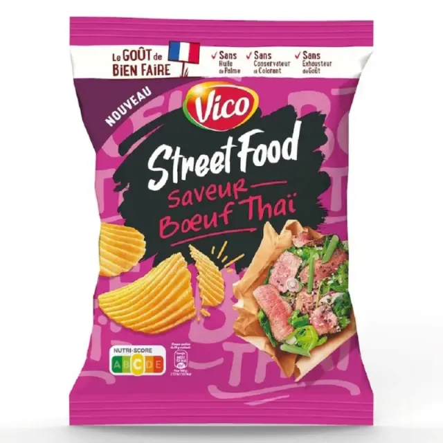 Vico Street Food Thai Beef Flavor Chips